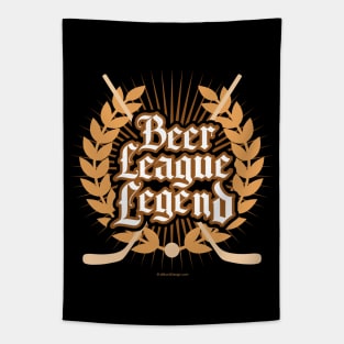 Hockey Beer League Legend Tapestry