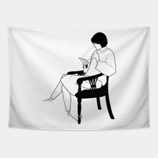 Black & white Elegant Art 28 Tapestry