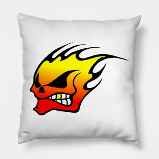 SkullHead Golden Tooth Pillow