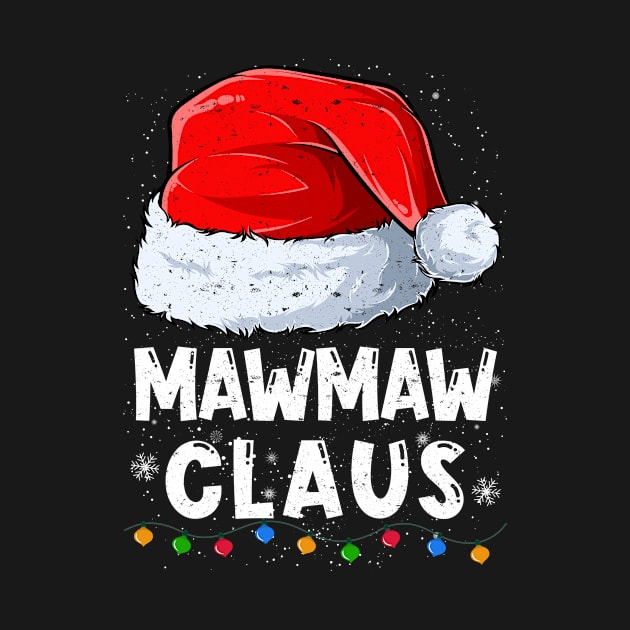 Mawmaw Claus Christmas Santa Family Matching Pajama by tabaojohnny