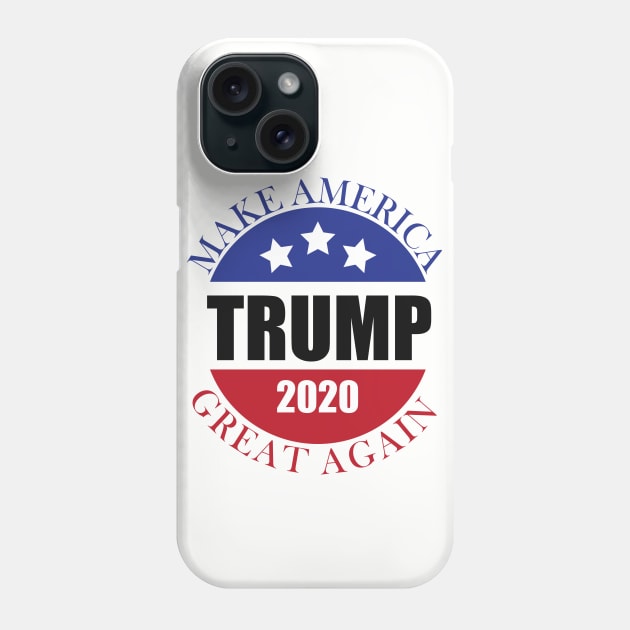 Trump 2020 Make America Great Again - ver 2 Phone Case by G! Zone