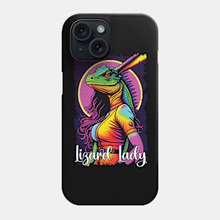 Lizard Lady Funny Bearded Dragon Lover Phone Case