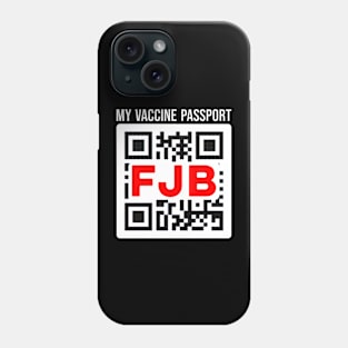 FJB Passport Funny scan this middle finger Phone Case