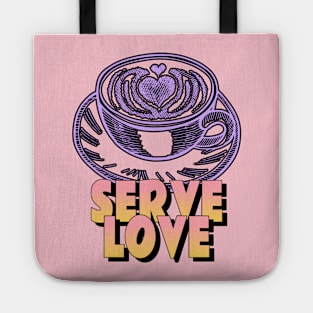 Server Love Coffee Lover Barista Inspirational Tote