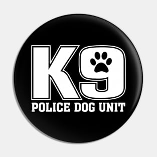 K9 Police Dog Unit Pin