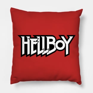 HELLBOY - letters white Pillow