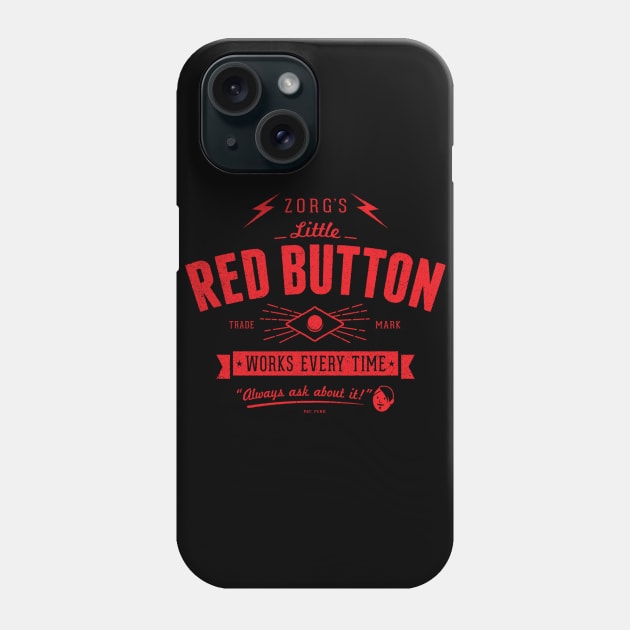 Little Red Button Phone Case by RobGo