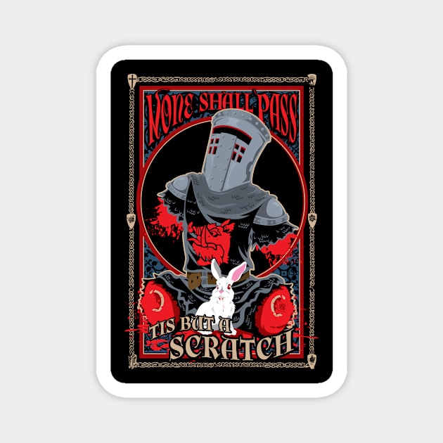 Tis But A Scratch - Monty Python And The Holy Grail - Magnet | TeePublic