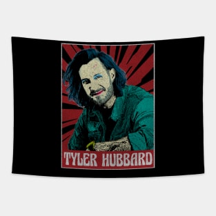 Tyler Hubbard Pop Art Style Tapestry