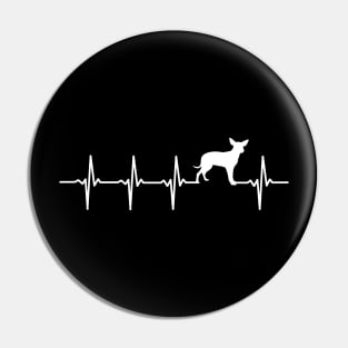 Pinscher Heartbeat Gift For Pinscher Lovers Pin