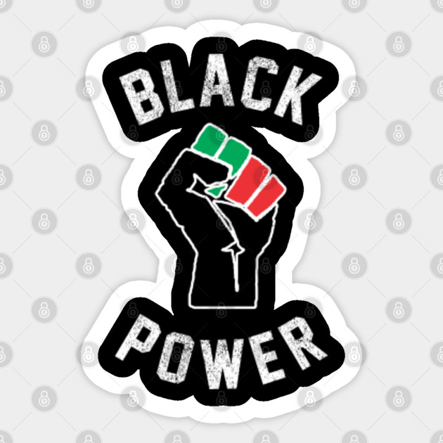 Black Power Fist - Black Power - Sticker