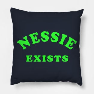 Nessie Exists Pillow