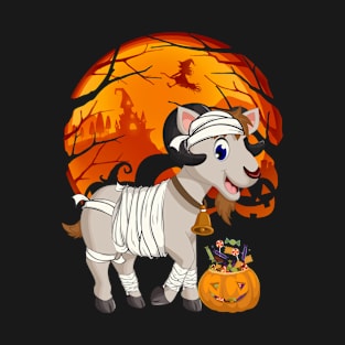 Goat mummy pumpkin T-Shirt