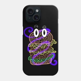 Burger Monster Phone Case