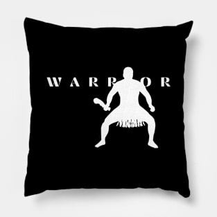 Primitive Warrior Hero Pillow