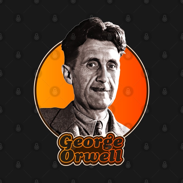 Retro George Orwell Tribute by darklordpug