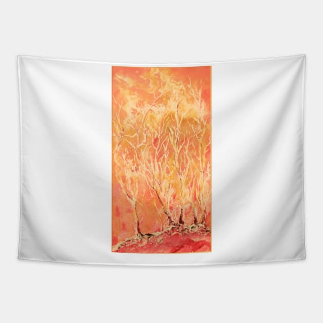 flame Tapestry by Tetsue