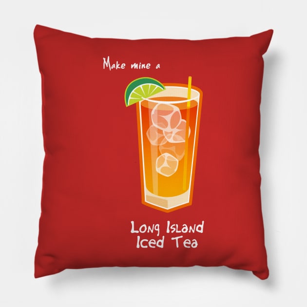 Make mine a Long Island Iced Tea Pillow by Cedarseed