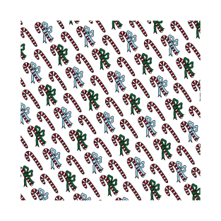 Candy Canes | Candy Pattern | Christmas Candy T-Shirt