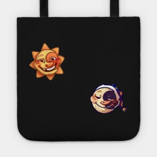 Sun and Moon Stickers Tote