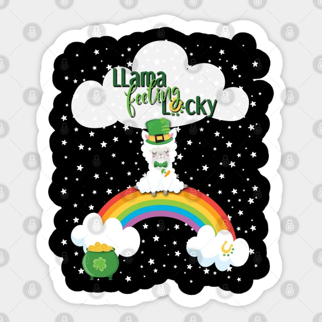 Llama St Patricks Day T-Shirt Rainbow Leprechaun Hat Kids Llama St Patricks Day T-Shirt Rainbow Leprechaun Hat Kids