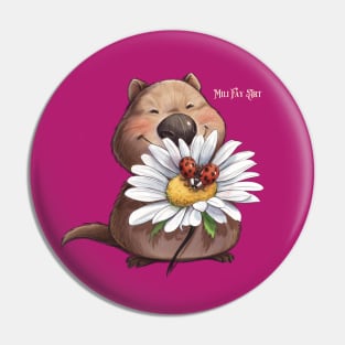 Mili Fay Art: Quokka and Ladybug Pin