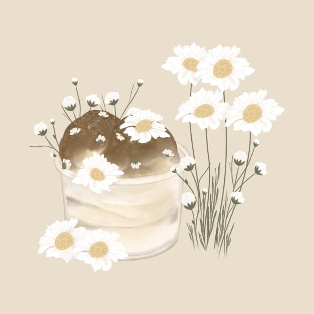 Discovering the Magic of Ice Cream and Flower by Ryel Art