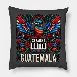 Straight Outta Guatemala Pillow