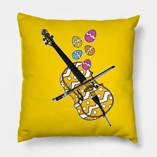 Easter Cello Cellist Musician Pillow