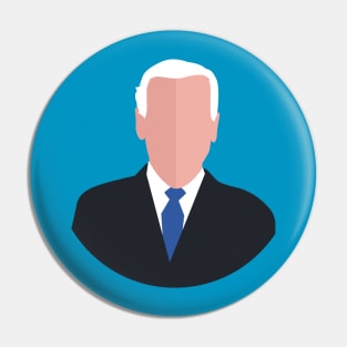 Joe Biden Simple Cartoon Pin