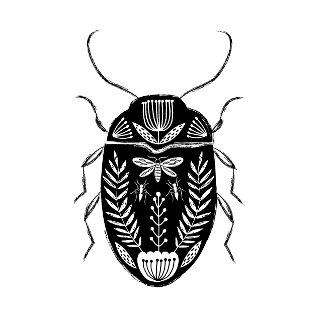 Folk Beetle by Maggiemagoo Designs