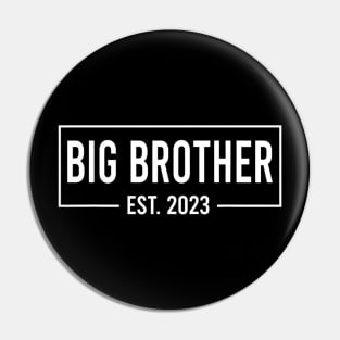 Proud Big Brother 2023 Baby Announcement Siblings Brother Pin