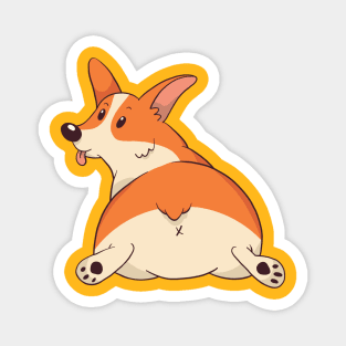 Cute Corgi Dog Magnet