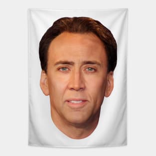 Nicolas Cage's Head Tapestry