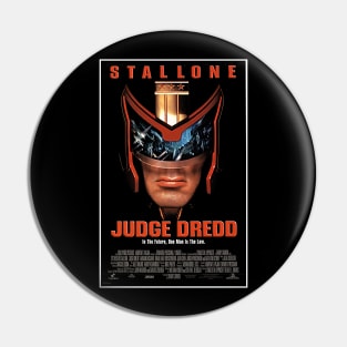 Judge Dredd Movie Poster Pin