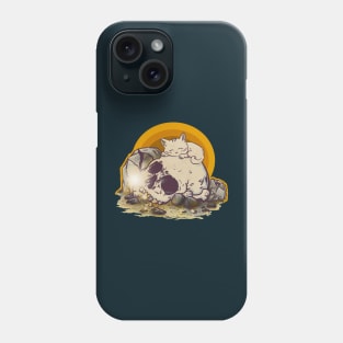 Cat and Skull Phone Case