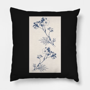 vintage flowers Pillow