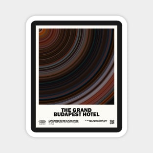 minimal_Grand Budapest Hotel Movie Magnet