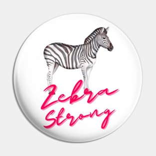 Zebra Strong EDS Warrior Pin