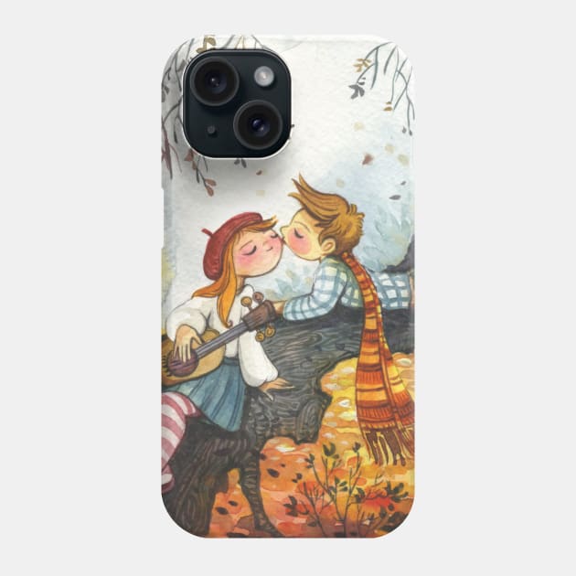 Couple Phone Case by Alina Chau