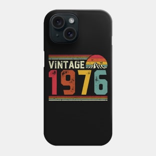 Vintage 1976 Birthday Gift Retro Style Phone Case