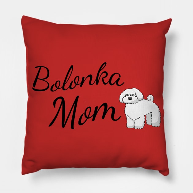 Bolonka Mom Pillow by tribbledesign