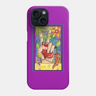 Peace & Love Phone Case