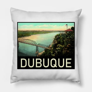 Dubuque Scenic Bluffs Pillow