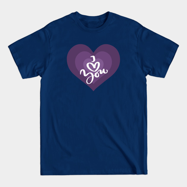 Disover Purple Love - Valentines Day Gift - T-Shirt