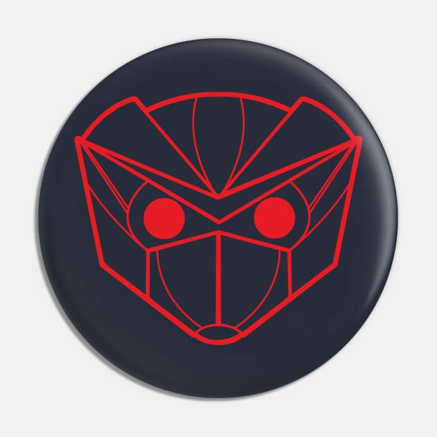 Go Robo Now Red Line Pin by GoRoboNow