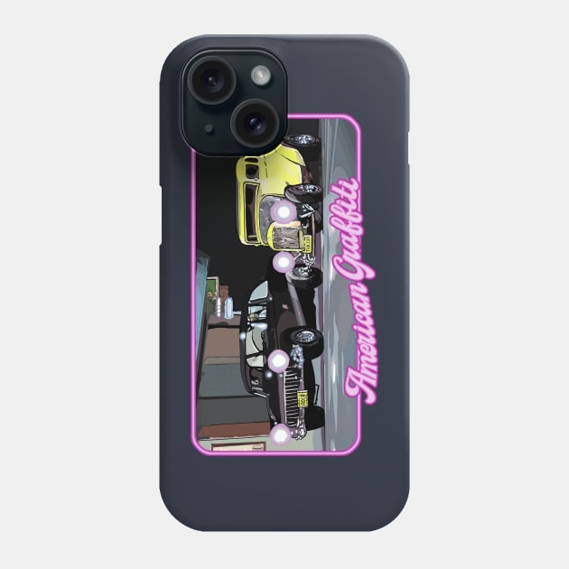 American Graffiti- Milner vs. Falfa Phone Case by FanboyMuseum