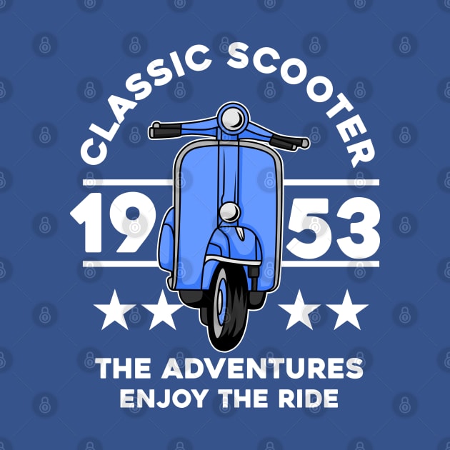 CLASSIC SCOOTER ADVENTURES by beanbeardy