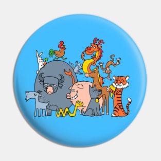 Chinese Zodiac Pin