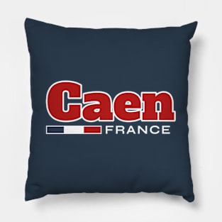 Caen France Retro Pillow